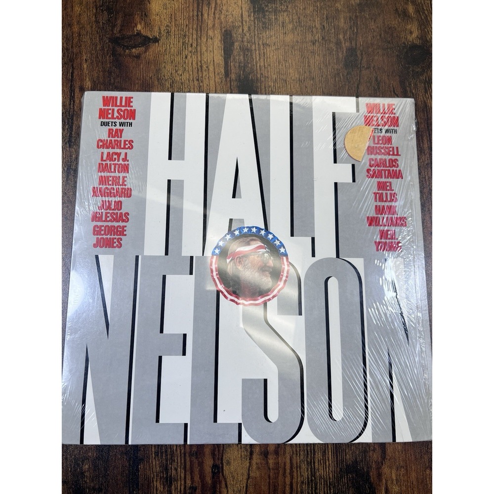Willie Nelson Half Nelson Vinyl LP Duets Ray Charles Neil Young 1985 FC 39990